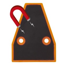 Magnetic T-Spirit Level Cross Spirit Level with Magnet Mini Spirit Level Pyramid Suitable for Camping, Caravan, Motorhome and Caravan Magnetic (1)