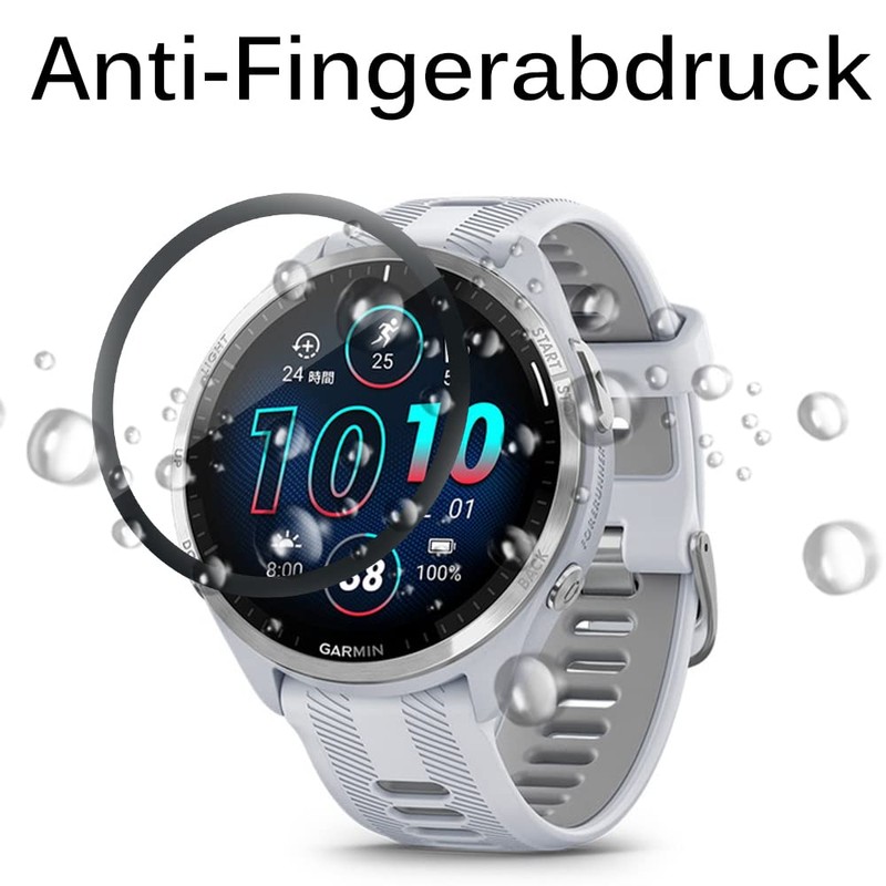 Miimall [3 Pack] Compatible with Garmin Forerunner 965 Screen Protector,