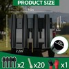 8-Tool Shovel Holder for Truck, Heavy Duty Metal Rack for