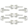 Zreneyfex 10Pcs Ignition Keys A5160 Replacement for Mitsubishi Replacement for