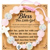 Cross Initial Q Bracelet for Girls, Baptism Gifts for Girl,