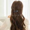 Herbeluemily Barrette, Secure, Small, Bijou Ribbon, Hair Clip, Stylish, Adult,