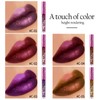 Boobeen Metallic Liquid Lipsticks, Matte Lipstick, Pearl Glitter Lip Gloss,