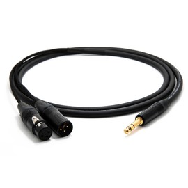 enoaudio Mogami 2930 Insert Cable | Neutrik 6.3mm TRS – XLR (IN,OUT) | HiFi - 0.5 m