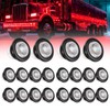 Wodvyss 20PCS 3/4" Strobe Flash+Steady Marker Lights Dual Function LED