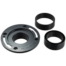Kakudai 465-659 Toilet Floor Flange with Stainless Steel Screws