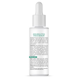 Earth Science Ayurveda AHA 30% BHA 5% PHA 2% Face Peeling Solution Exfoliating Serum for skin glow, Paraben Free, AHA BHA Peeling Solution for Men & Women Pack of 1