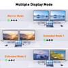 UANTIN DisplayPort to HDMI and DisplayPort Adapter, 4K 60Hz DP