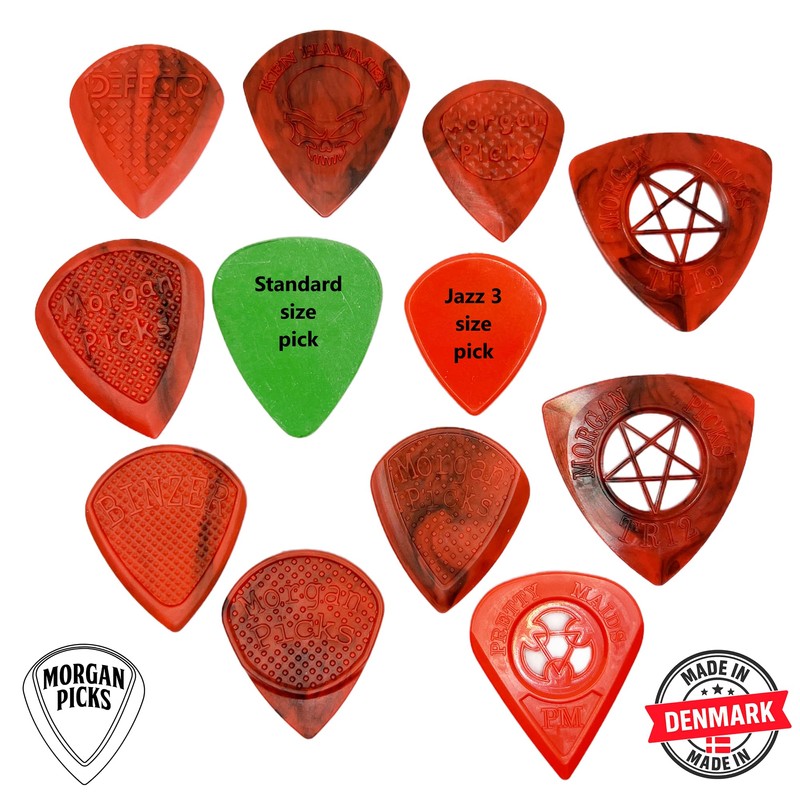 Morgan Picks Defecto Plectrum - Signature Guitar Pick with Improved