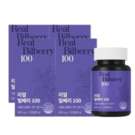 Benefit Fit Real Bilberry 100 120 tablets x 4 boxes / 이롭핏 리얼 빌베리 100 120정 X 4박스