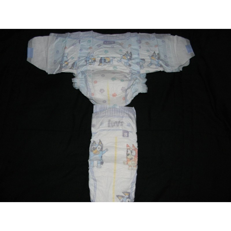 Luvs I have 2 Luvs size 8 with double tabs