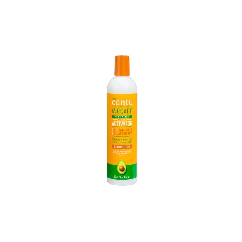Cantu Crema Activadora de Rizos, Aguacate Hidratante, 12 fl oz