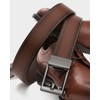 CHAOREN Men's Automatic Belt, Leather Belt, Ratchet Without Holes for