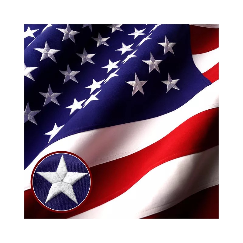 G128 Combo: American USA Flag & Texas TX State Flag