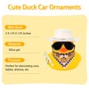 wonuu Rubber Duck Car Ornaments Duck Car Dashboard Decorations for