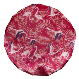 Bodylife Shower Cap Reusable Bath Cap Dual layered Waterproof Flamingo Sunset 27cm