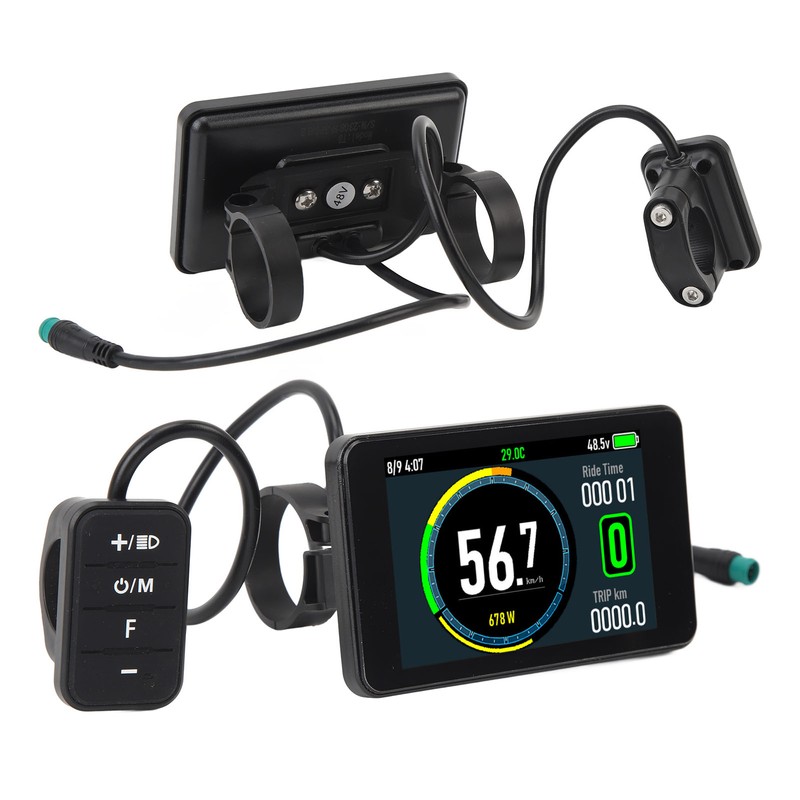 Electric Bicycle T8 LCD Display Colorful Screen 24V 36V 48V
