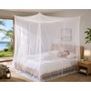 White Outdoor Camping Mosquito Net - Insect Proof, Protective, Portable