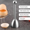 GOIYZTTR Egg Topper Egg Cutter Stainless Steel Egg Opener Egg