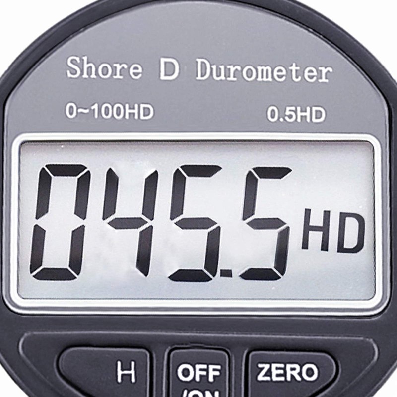 Shore D Rubber Hardness Meter, Digital Hardness Tester 0-100HD Hardness