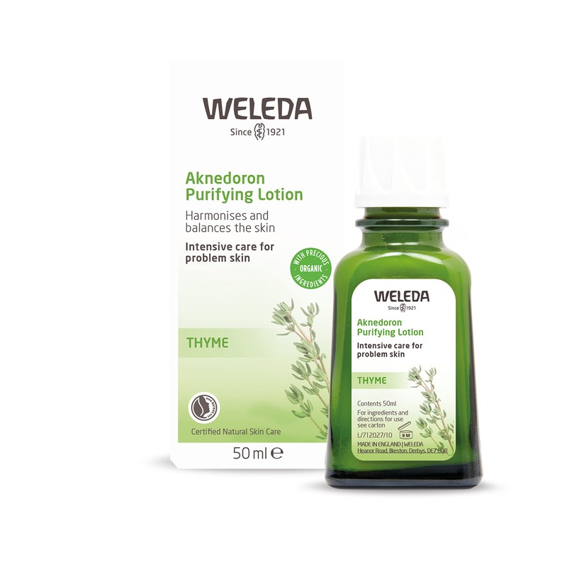 Weleda Aknedoron Purifying Lotion, Reduces Inflammation and Shine & Minimizes