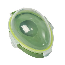 MEELYHOME Modern/Minimalist Avocado Keeper, Green Plastic, 15.3x11x8cm/6.02x4.33x3.15, Take-Out