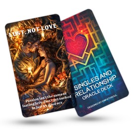 BAIYOOBAI What Blocking You?Singles Relationship Oracle Deck for Beginners, Uncover Emotional Barriers and Gain Clarity in Love and Relationships