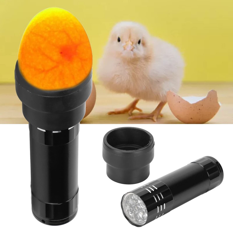 Egg Candler, LED Light Egg Candler Tester, Bright Cool Light