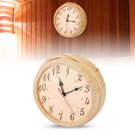 EIMSOAH Sauna Clock, Large Numbers Clear Reading Elegant Number Type Sauna Clock,Sauna Wood for Home Traditional Sauna with Clock for Living Room, EIMSOAHcgqp5w2sb8