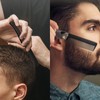 Foldable Comb Beard Comb with Corkscrew Comb Men Professional Styling