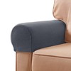 SUBRTEX Stretch Couch Arm Covers Set of 2, Checkered Sofa