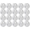 ESJNNK 20 Pcs Ornaments Balls, Clear Hollow Balls, 2.4 inches