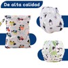 ZIMRAHYG Pañales de Tela Reutilizables Con Bolsa de Tela, Paquete