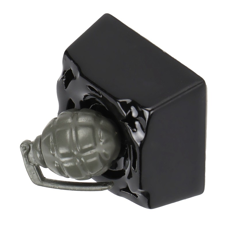 Decorative Keycap Aluminum Alloy Grenade Shape Translucent Mechanical Keyboard Accessories