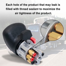 CheeMuii A6913 Eaton Fuller Style 13 Speed Shift Knob Shifter/Transmission Parts Heavy Duty Trucks Replaces Eaton Fuller A-6913 A-4900 Freightliner 455-5002 Mack455-5002 TRA6913G