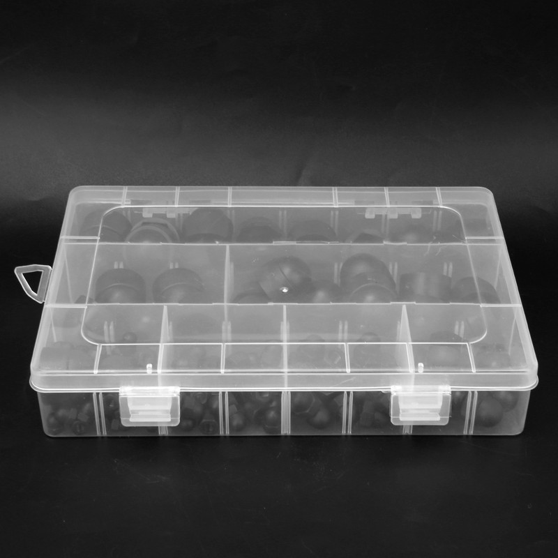145pcs Nylon Plastic Hex Nut Cover Bolts Protection Cap M4