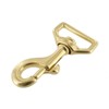 3600 Natural Brass, Swivel Bolt Snap, Solid Brass-LL, 1"