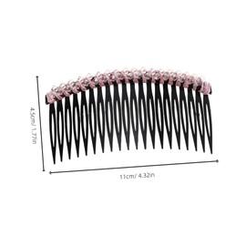 IWOWHERO 7pcs Rhinestone Hair Teeth Comb Clamp for Women Head Band French Hair Comb Clip