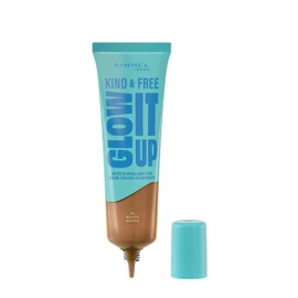 Rimmel London Kind & Free Glow It Up Moisturising Foundation 501, Noisette, Soothes Sensitive Skin, Healthy and Radiant Complexion, Moisturises for the Whole Day, 30 ml