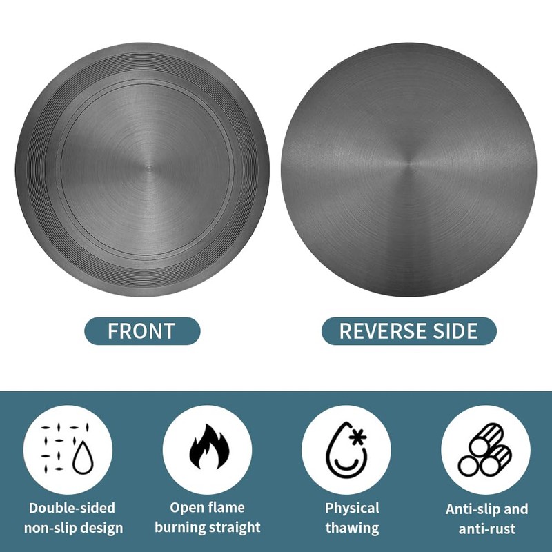 Aluminum Gas Stove Heat Diffuser - Conduction Plate, Flame Guard