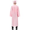 GraduationMall Shiny Graduation Cap and Gown with 2025 Tassel for
