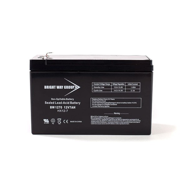 Bright Way Replacement Battery for SLA National Power GT026P4 12V