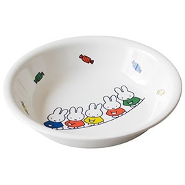 MIFFY Space Joy Miffy and Friends Deep Platter, M-1305FT, White