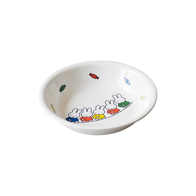 MIFFY Space Joy Miffy and Friends Deep Platter, M-1305FT, White
