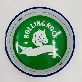 Rolling Rock NOS Rolling Rock Metal Beer Tray Latrobe Brewing Co. - Hanging Sign Deep Sides