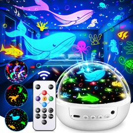 COOLNIGHT Baby Sensory Toys for Autism | 3HD Films & 31 Colors & 360° Rotate & 3 Brightness Baby Gifts for Boys Toys for 1 Year Old Boys Sensory Light Girl Gifts