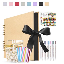 KASZOO Photo album, photo album for DIY photo book, 80 pages, can be used as a graduation gift, birthday gift, wedding anniversary gift, Valentine's Day anniversary gift.