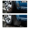X AUTOHAUX Car Front and Rear Mud Flaps Splash Guards