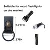 XXHong 2PCS Flashlight Holder for Belt Flashlight Holder Belt Flashlight