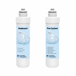 2 Stage Filter Replacement Kit Compatible with Brio UVF2 MIB200PKF